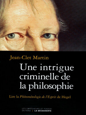 cover image of Une intrigue criminelle de la philosophie